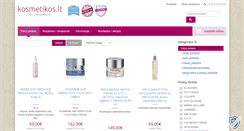 Desktop Screenshot of kosmetikos.lt